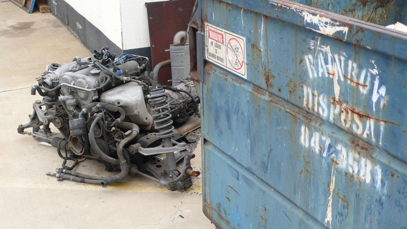 Illustration for article titled Eyesore Racing's Ghettocharged Miata Fears No Turbocharged Peugeot Surrender Monkeys!